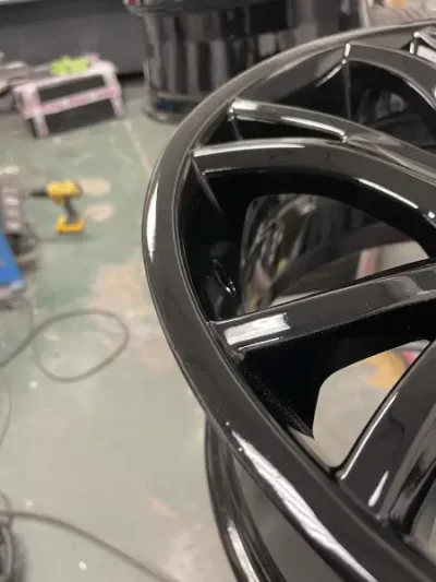 Alloy wheel repair work at Mirage Automotive Long Eaton