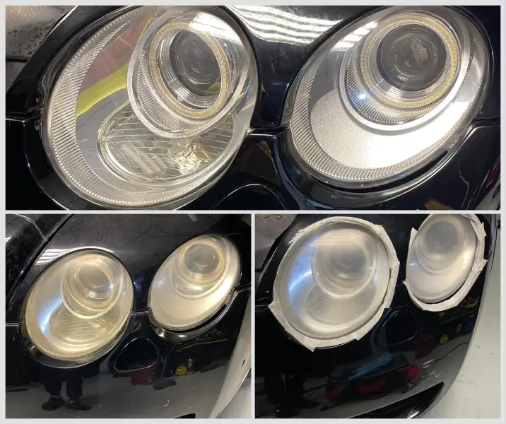Headlight Restoration service at Mirage Automotive in Long Eaton